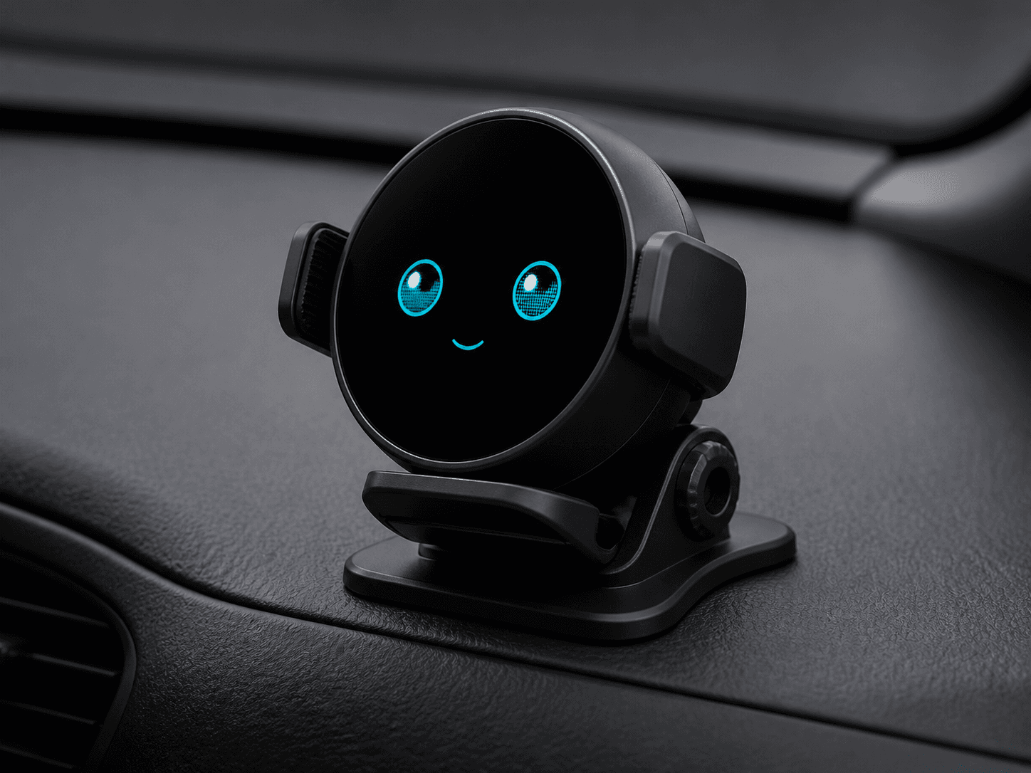 PontoTi Orb num suporte passivo de carro sem electrónica de carregamento